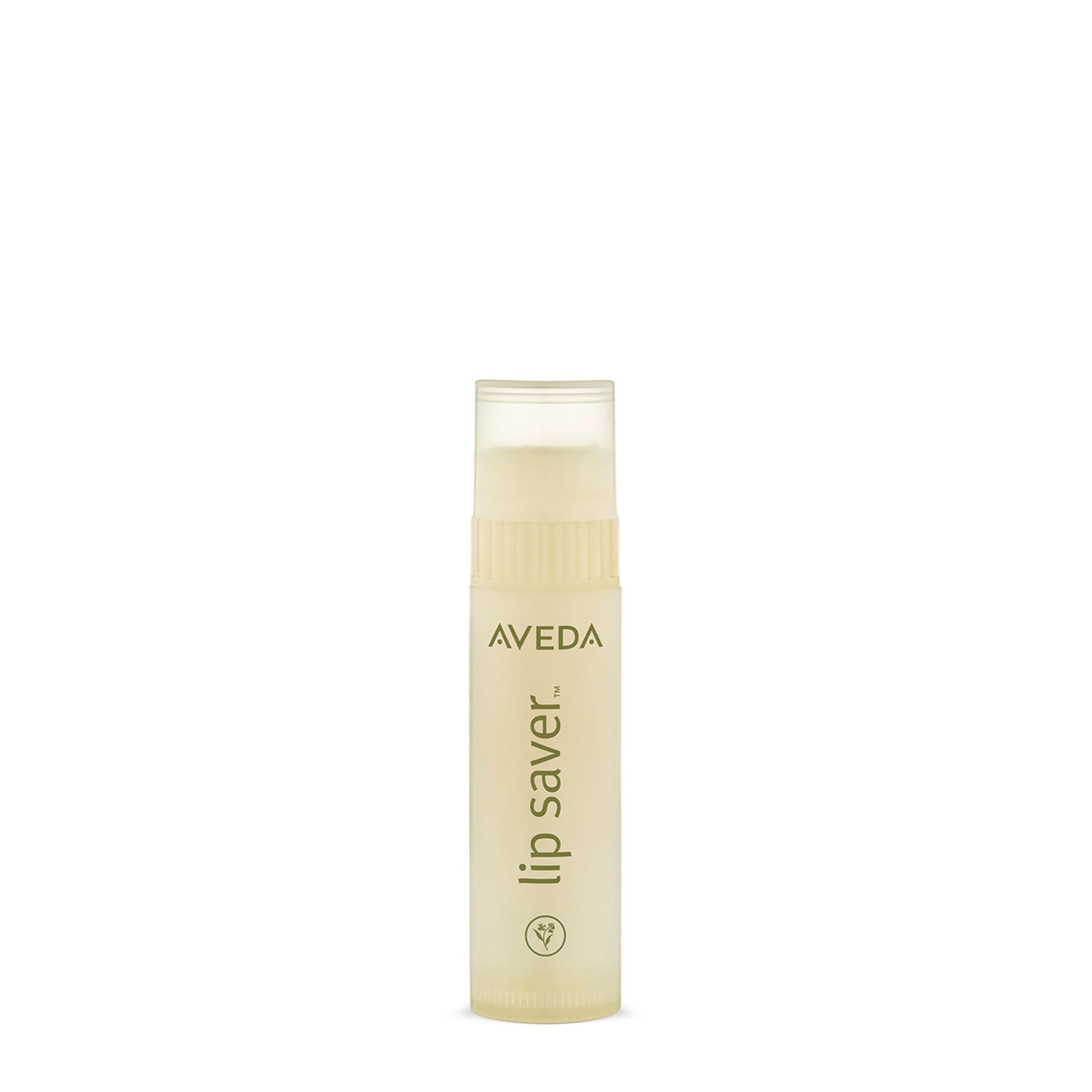Bálsamo labial Aveda, envase elegante, ideal para hidratación diaria.