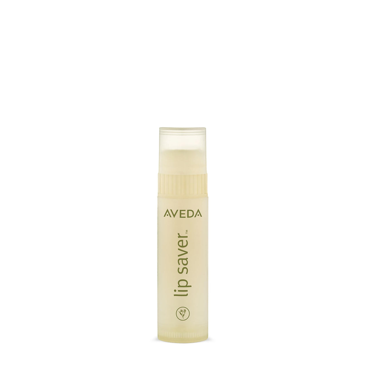 Bálsamo labial Aveda, envase elegante, ideal para hidratación diaria.