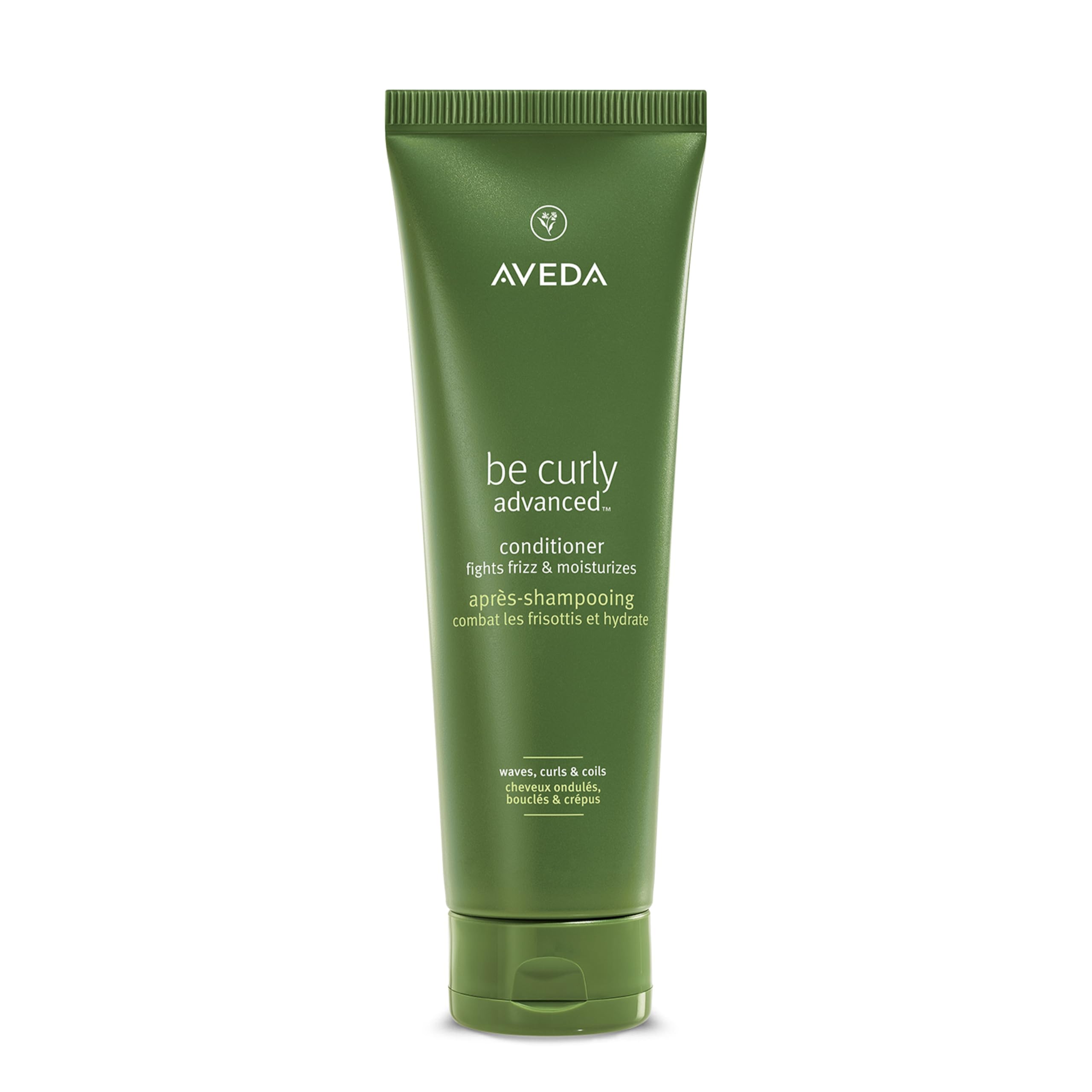 Aveda Be Curly Advanced Conditioner bottle for curl hydration and slip