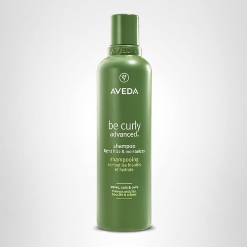 Shampoo shown with Be Curly Advanced Conditioner for defined curls.