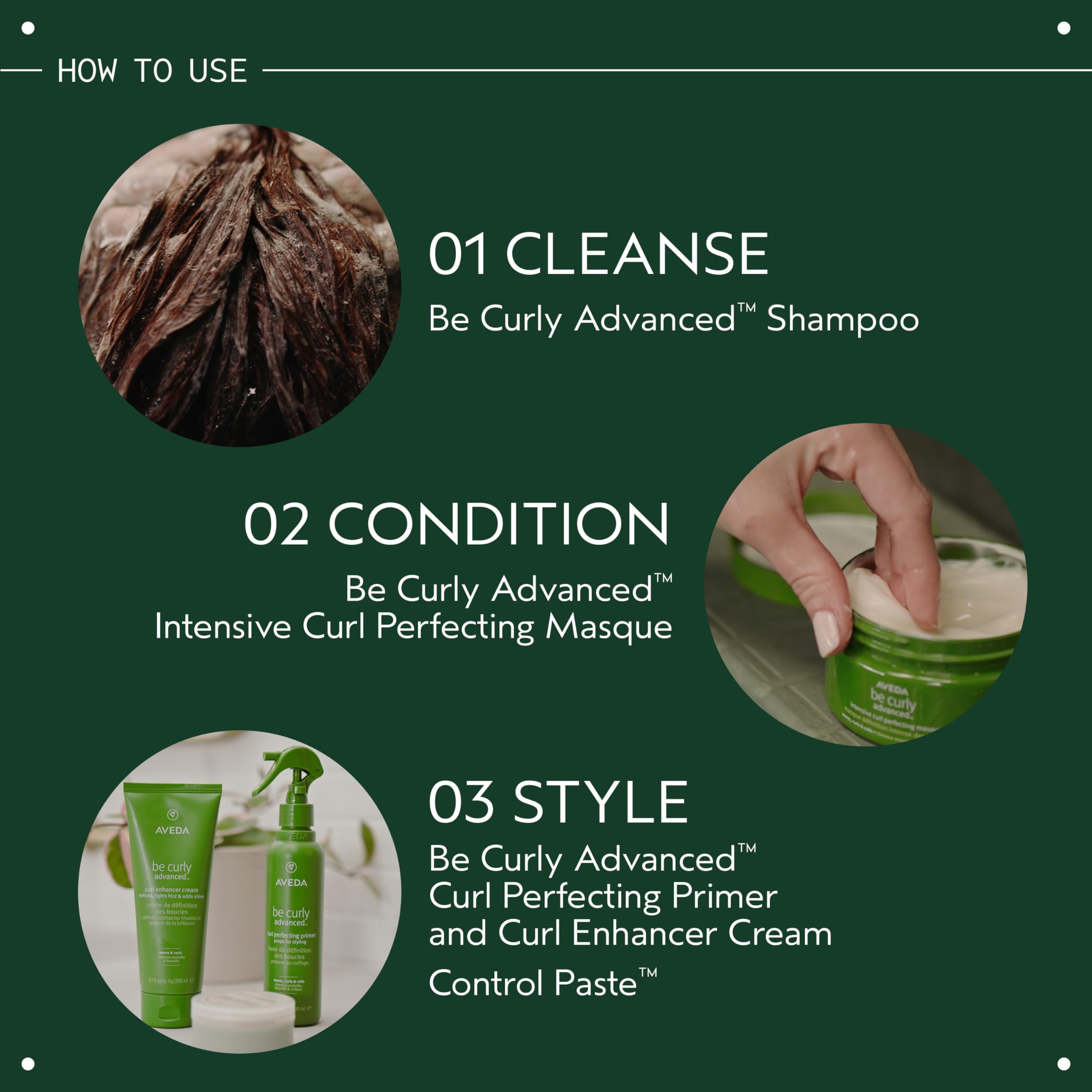 Humidity defense shield around curls when used with conditioner.