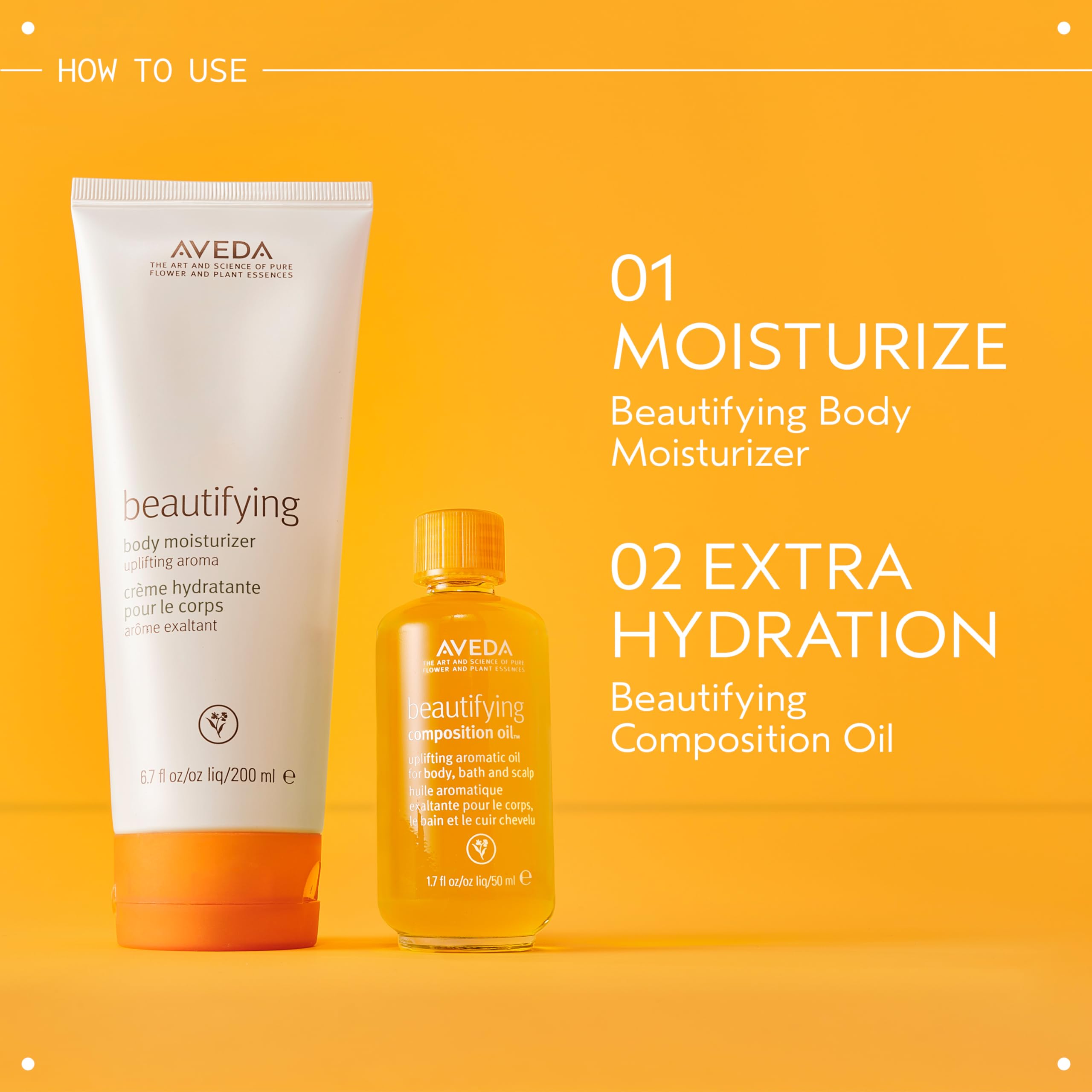 Aveda Beautifying Composition Oil used in aromatherapy with herbal fragrance