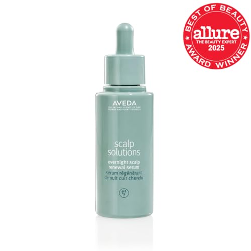 Aveda bio-tech naturals blend shown for scalp renewal and microbiome balance.