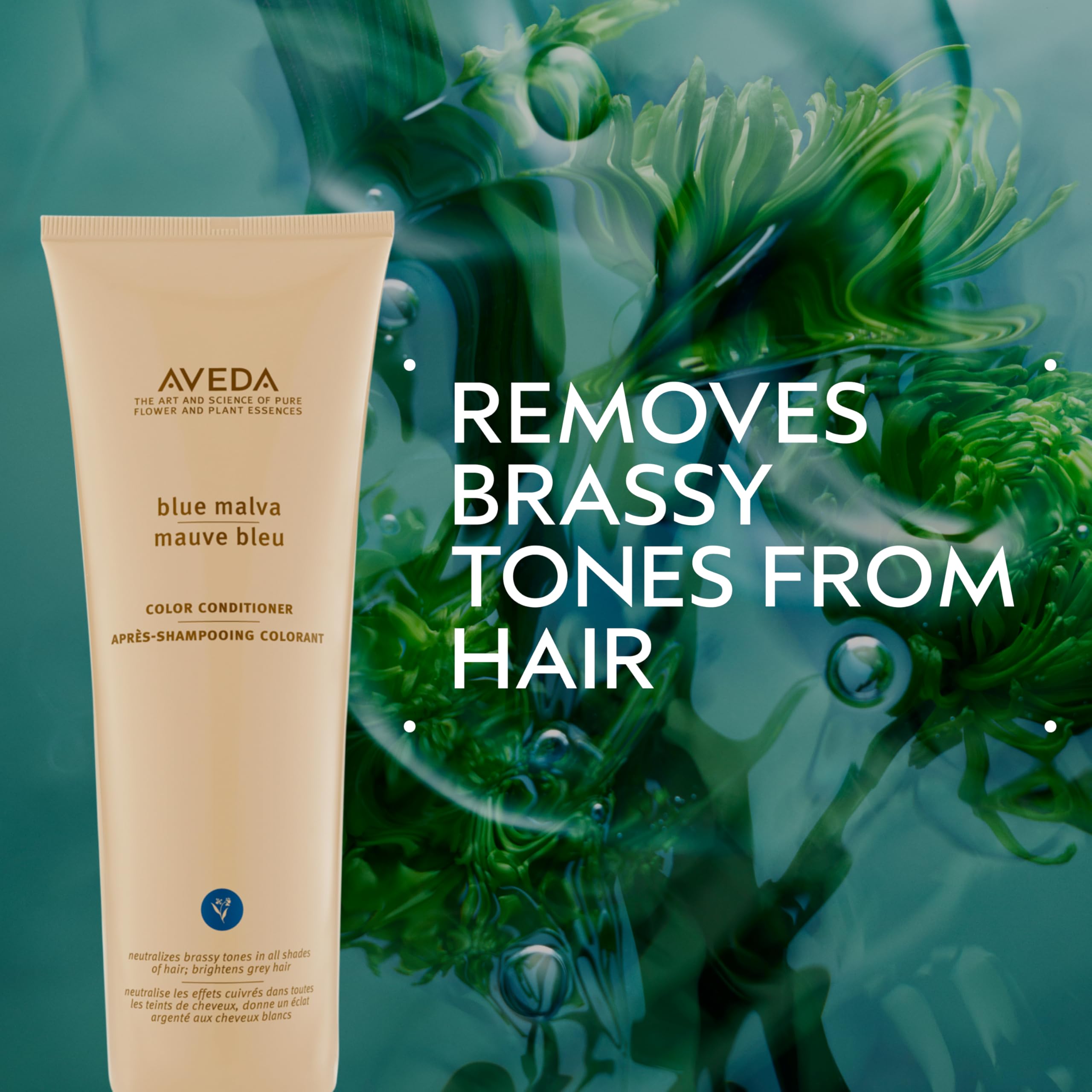 Aveda Blue Malva Color Conditioner ingredients highlight blue malva and coneflower benefits