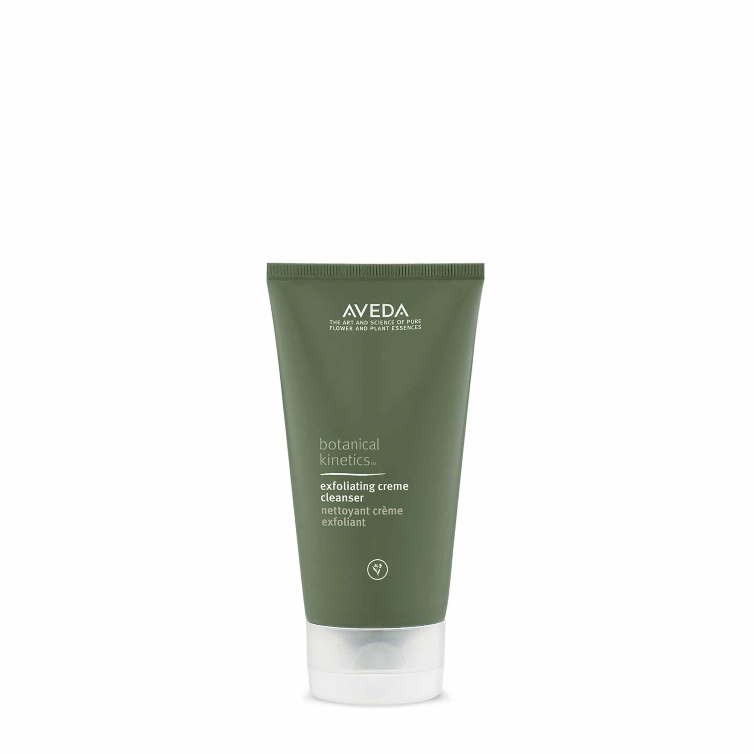 Aveda Botanical Kinetics Exfoliating Creme Cleanser bottle, 5 oz, for daily cleansing and gentle exfoliation.