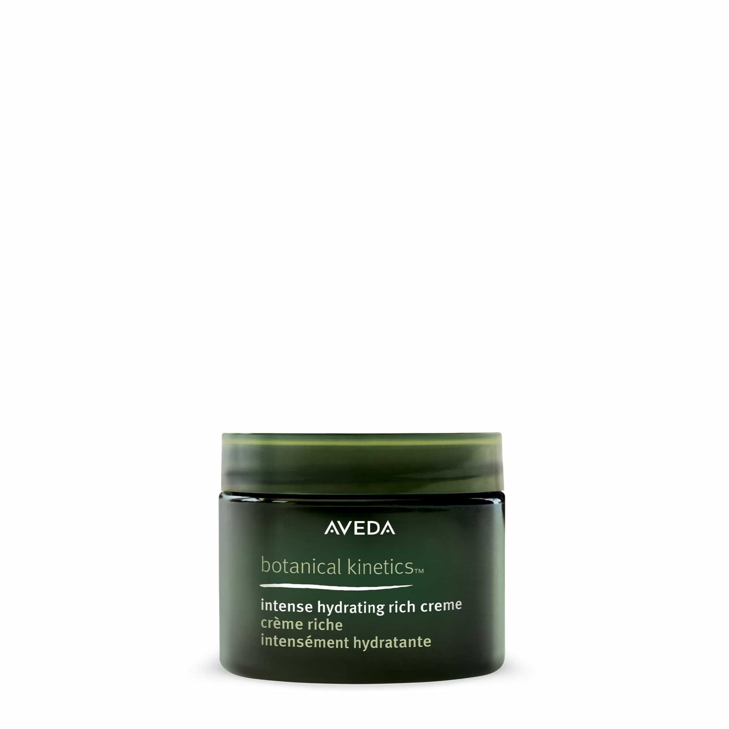Aveda Botanical Kinetics Intense Hydrating Rich Creme jar for deep moisture.