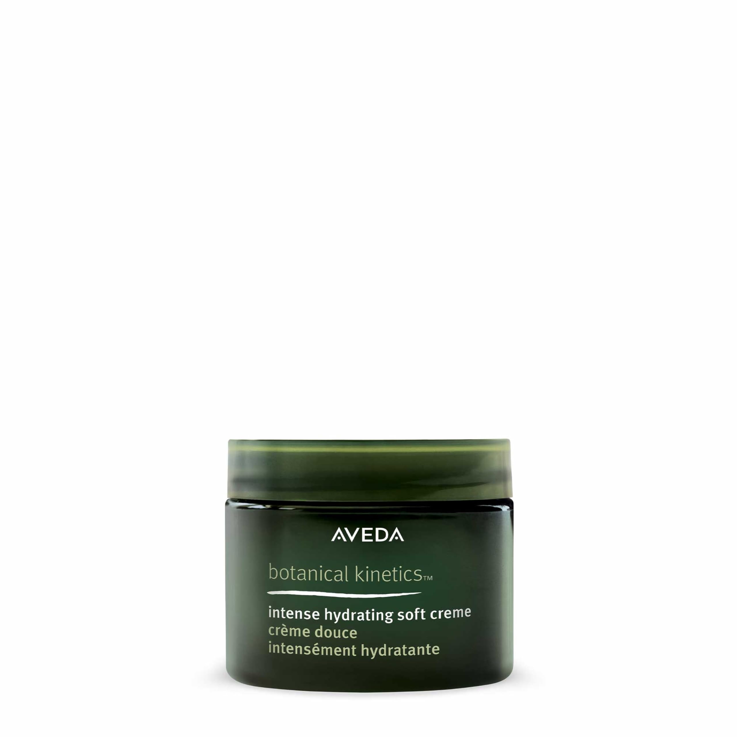 Aveda Botanical Kinetics Intense Hydrating Soft Creme bottle provides rich facial moisture.