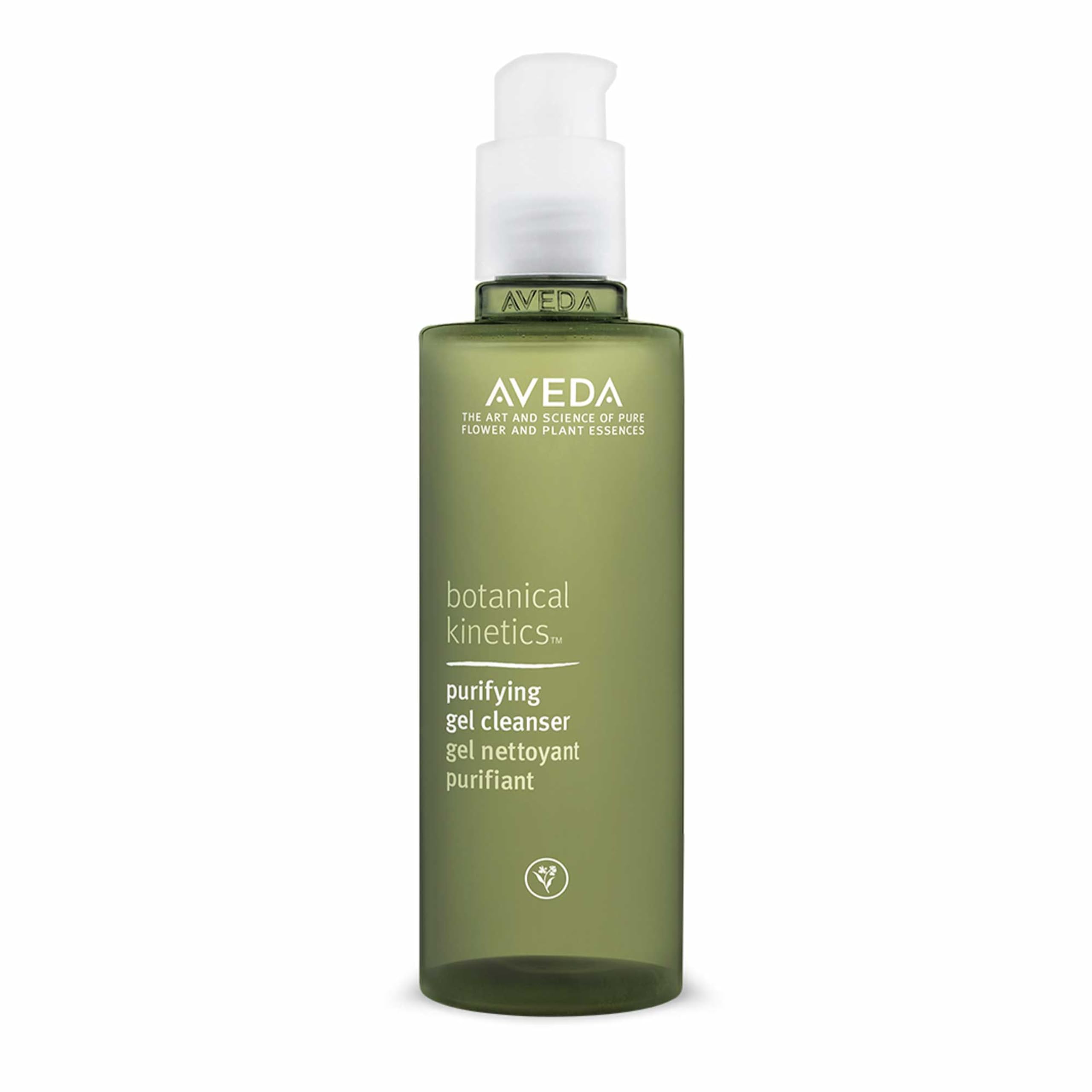 Aveda Botanical Kinetics Purifying Gel Cleanser bottle, ideal for normal to oily skin.