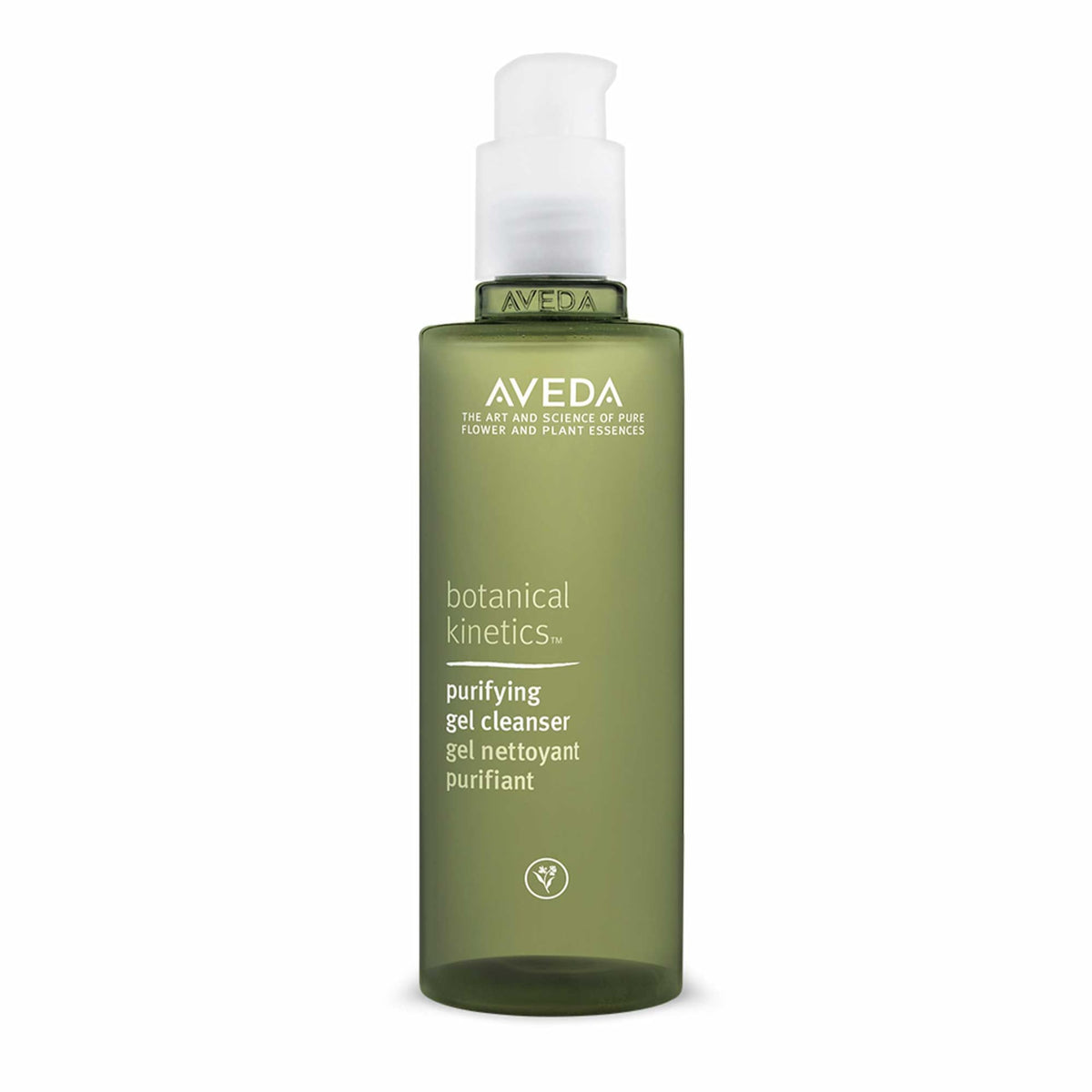 Aveda Botanical Kinetics Purifying Gel Cleanser bottle, ideal for normal to oily skin.