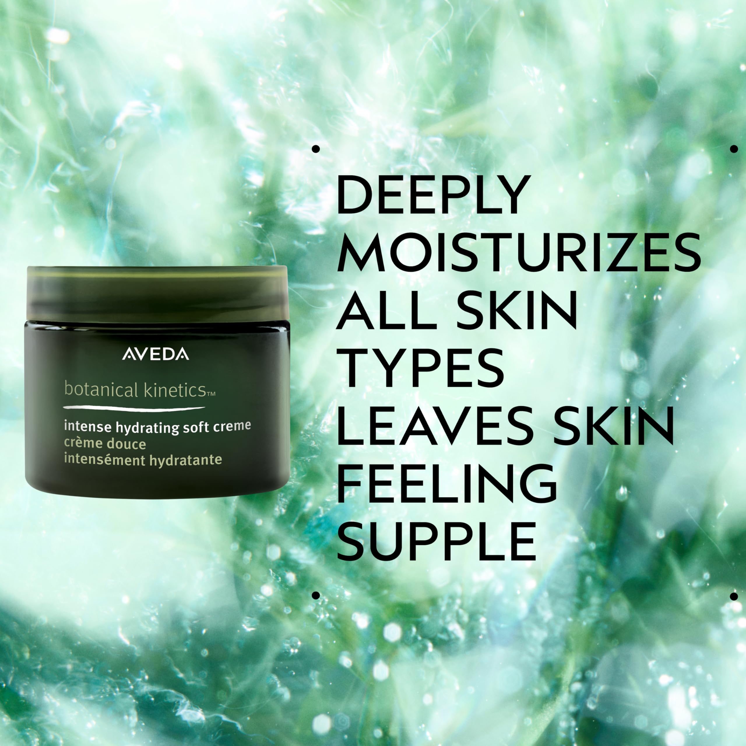 Close-up of Soft Creme texture showing silky hydration on skin.