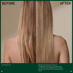 Aveda Botanical Repair set packaging on shelf highlighting silicone-free formulation