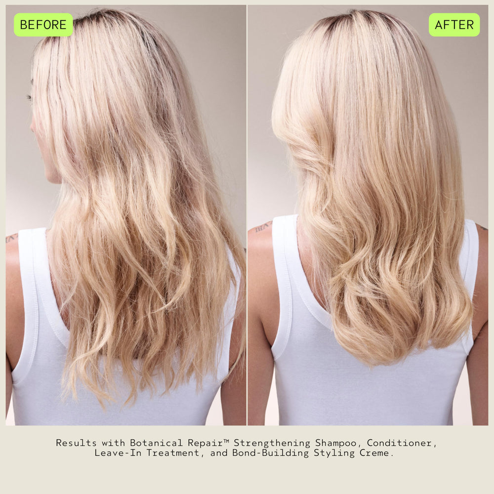 Aveda Botanical Repair heat-protection shot suggests protection during styling