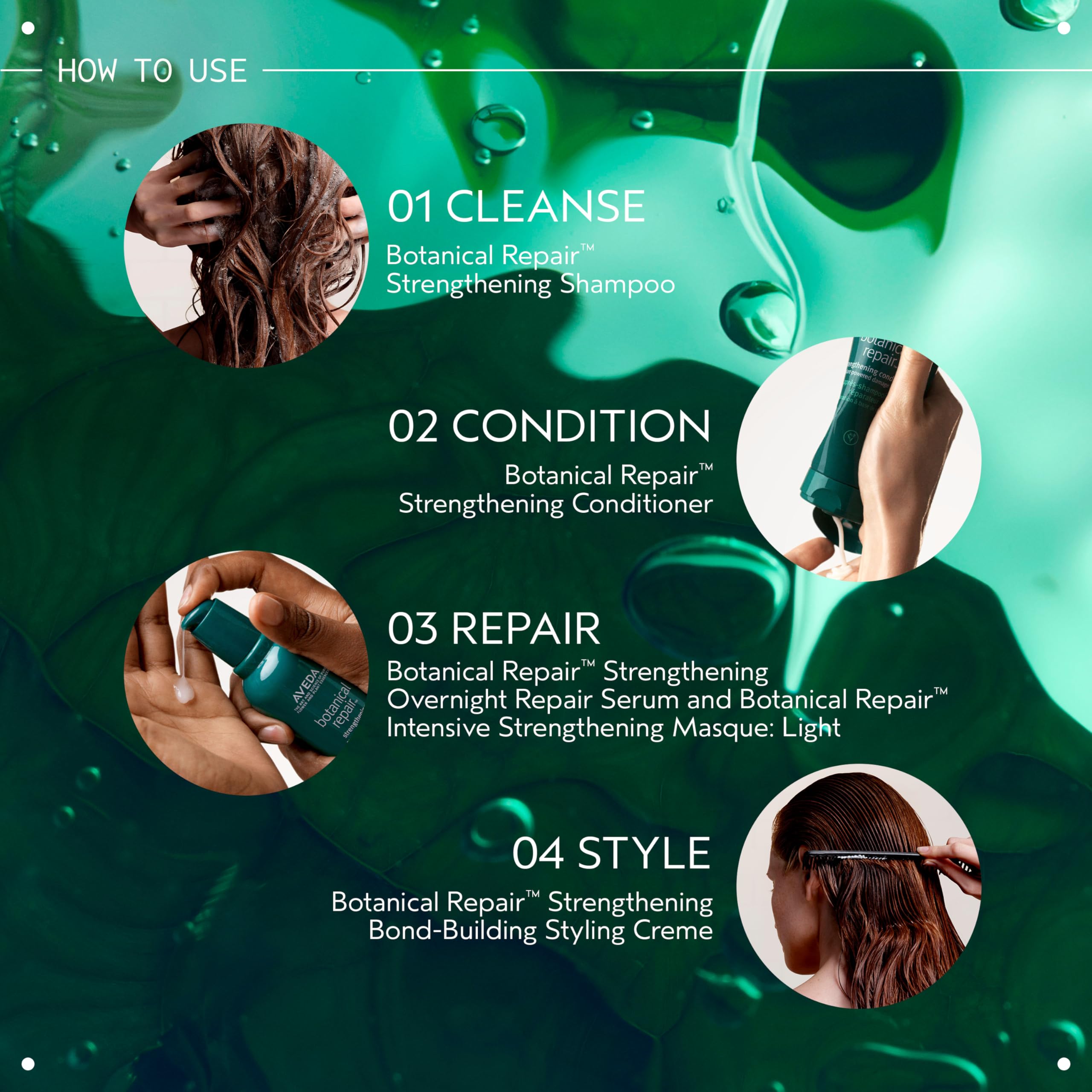 Control del frizz sin dejar el cabello apelmazado.