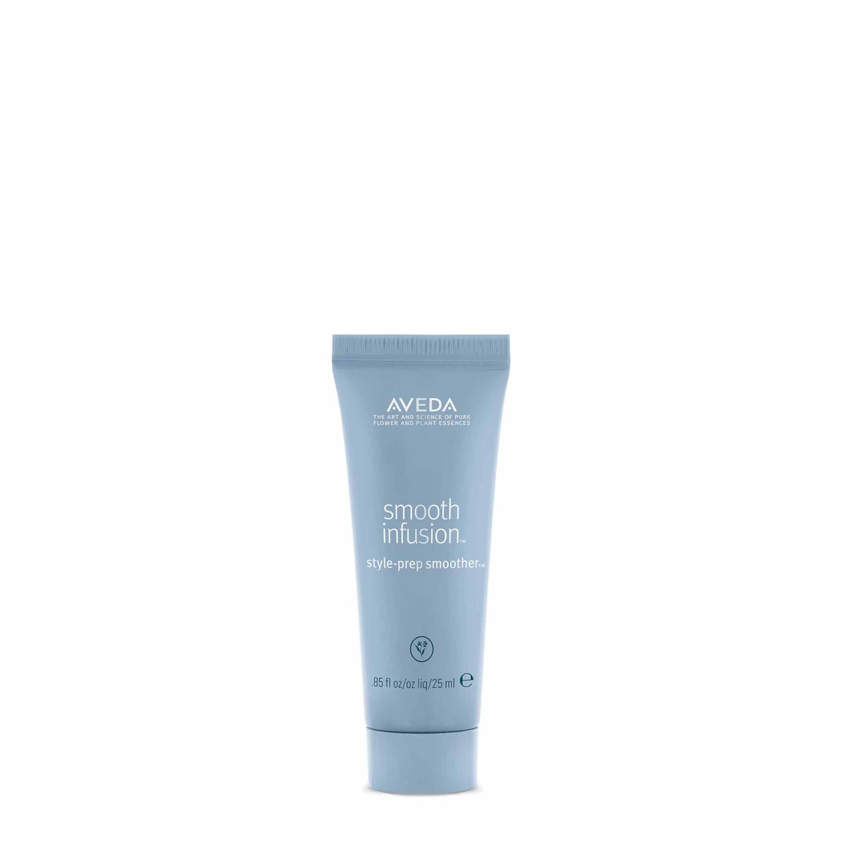 Aveda alisador de estilo en botella para un peinado suave.