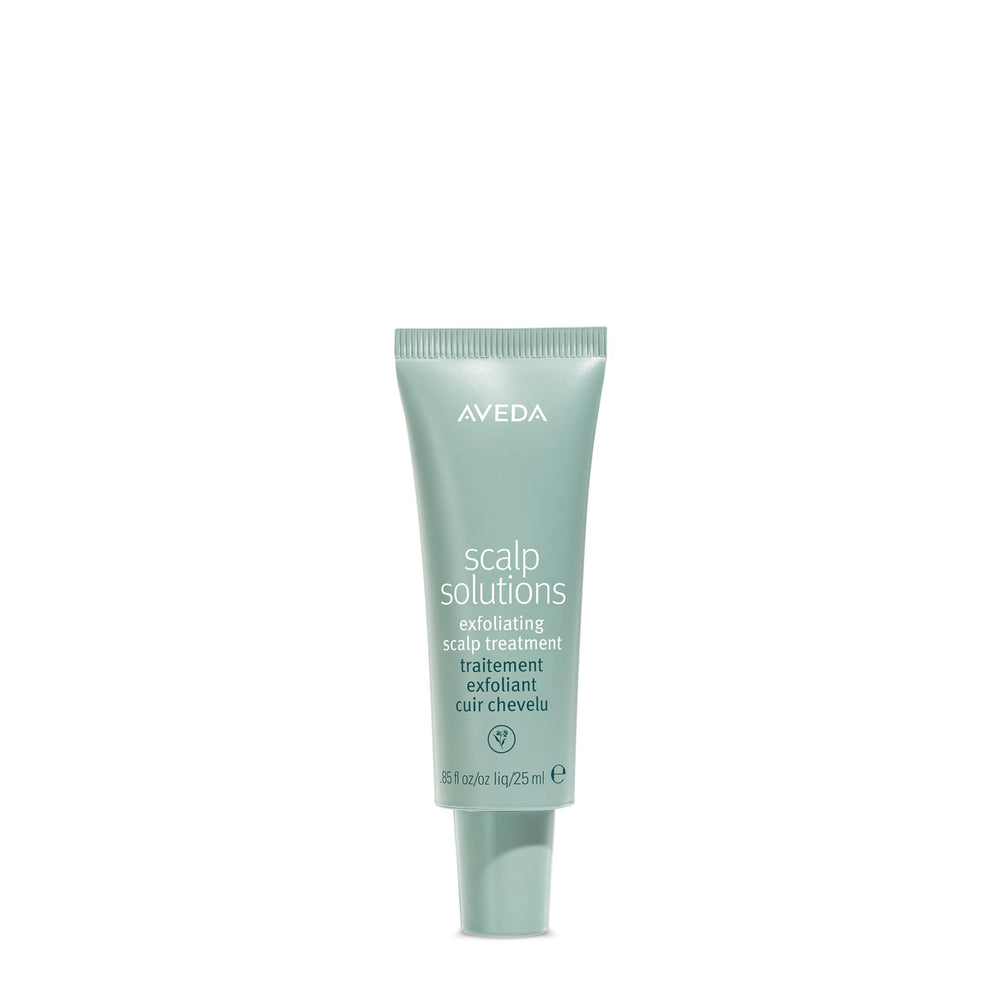 Aveda: botella exfoliante para el cuero cabelludo con limpieza suave.