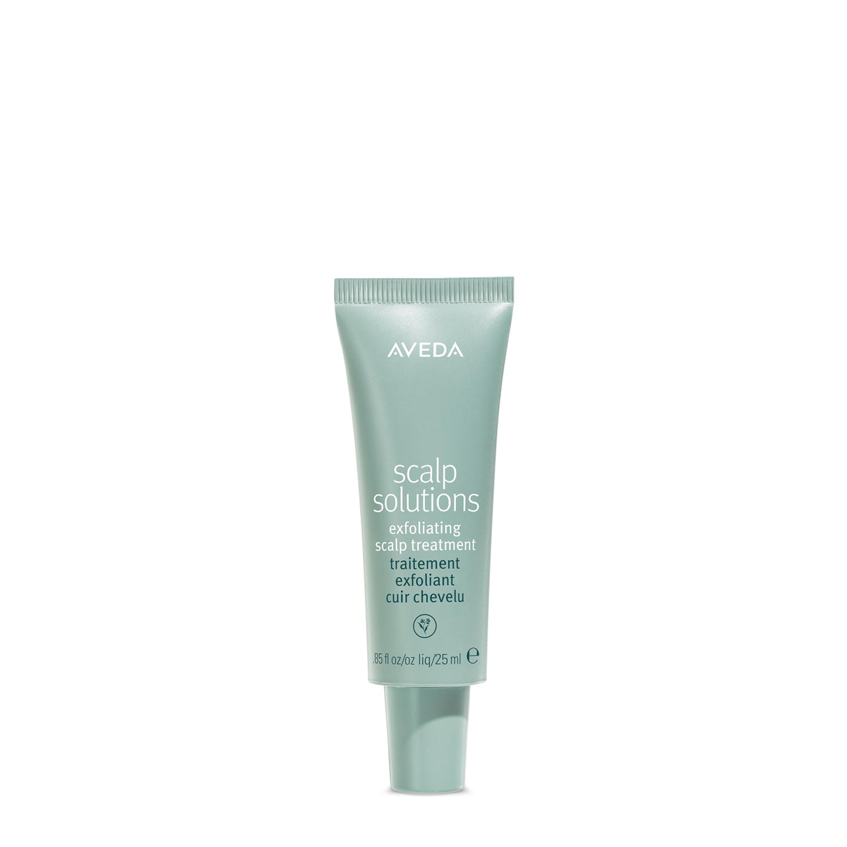 Aveda: botella exfoliante para el cuero cabelludo con limpieza suave.