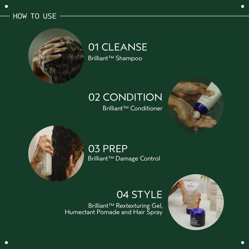 Pure-Fume aroma with jasmine, rose, and clove enhances styling ritual.