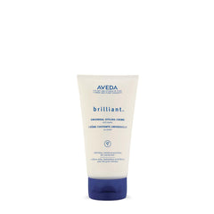 Aveda Brilliant Universal Styling Creme defines texture on curly hair