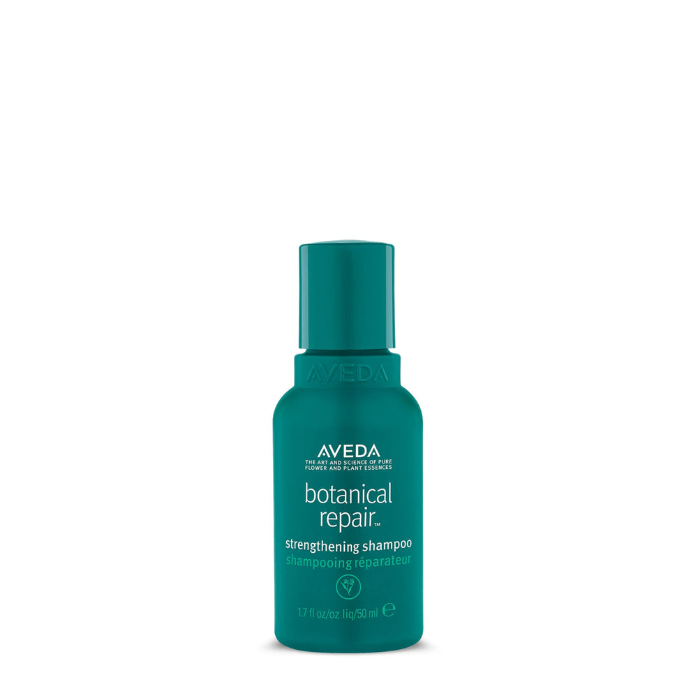 Aveda Champú de Reparación Botánica, botella visible para cuidado capilar