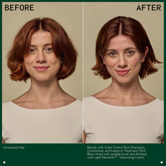 Packaging shot of Aveda Color Control Conditioner underscores eco-conscious branding.