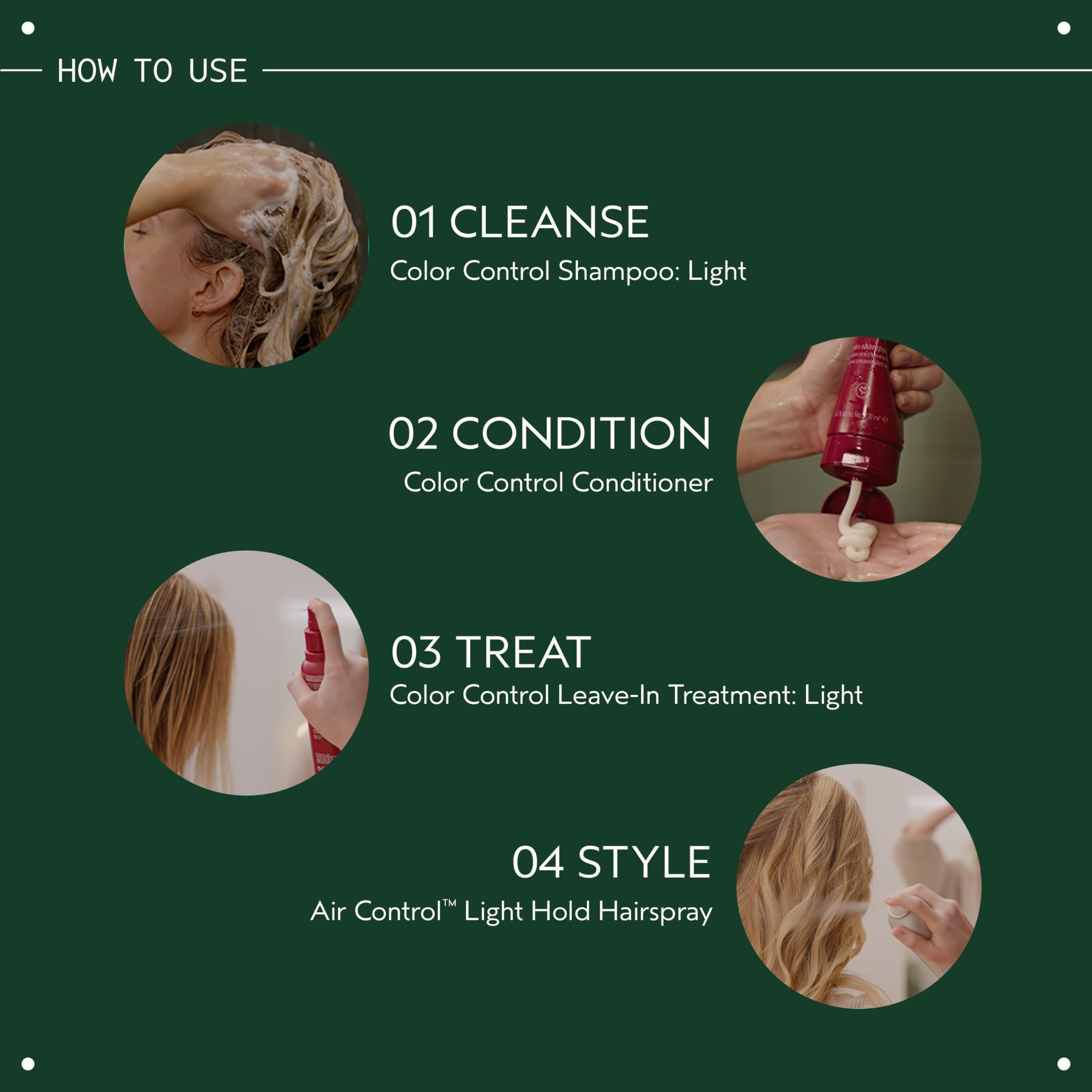 Aveda Color Control Light Shampoo apricot oil detail hints nourishing shine