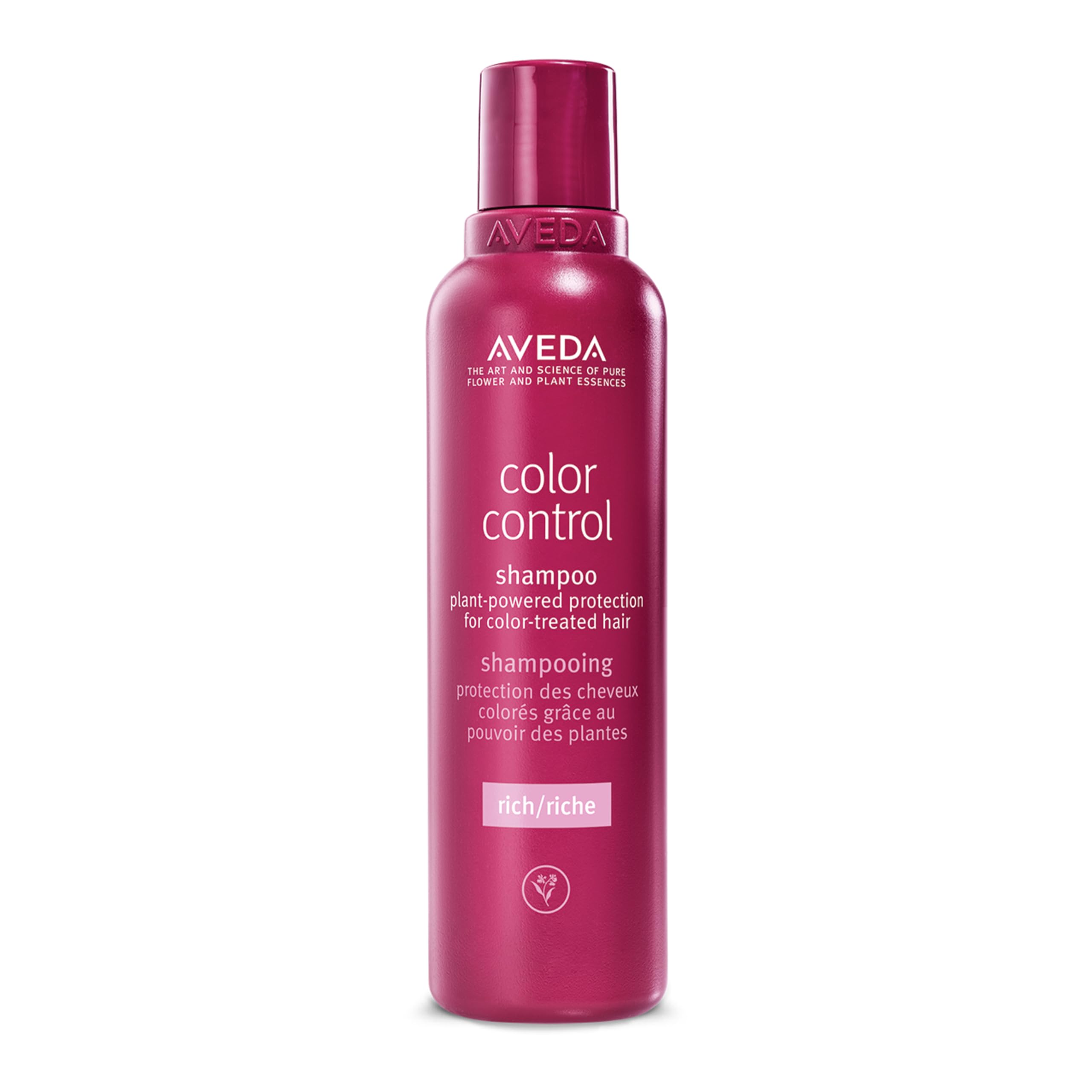 Aveda Color Control Rich Shampoo bottle front highlights color protection