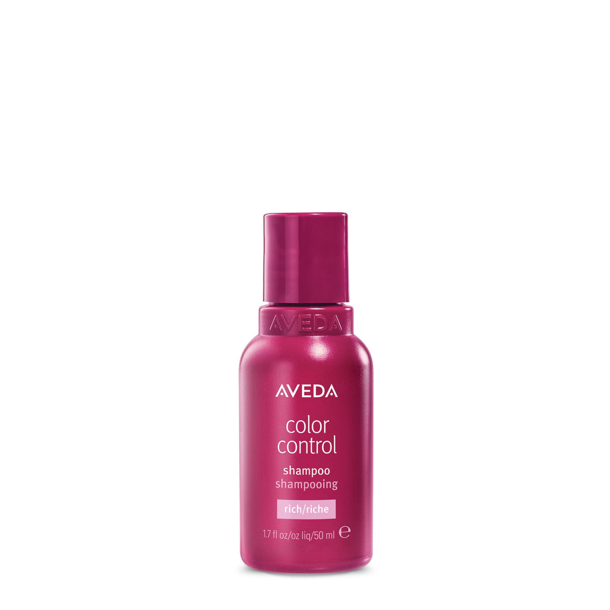 Aveda Color Control Rich Shampoo protege el color en cabello teñido.