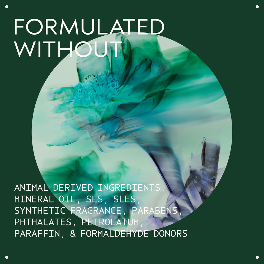A sleek ponytail smoothed with Aveda Control Force.