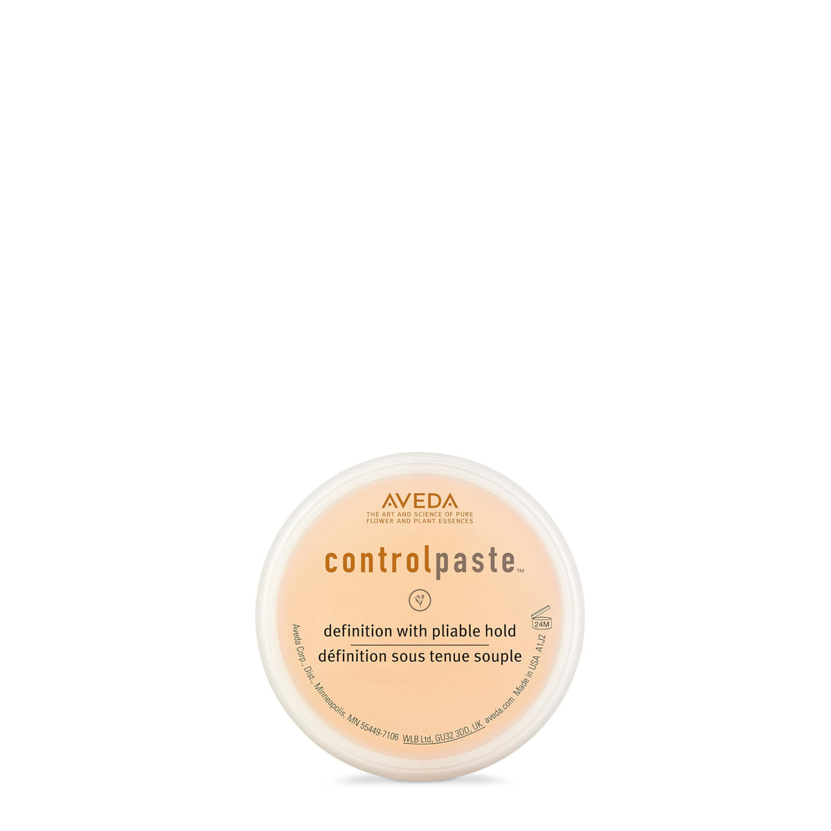 Aveda Control Paste texture bottle for flexible medium hold