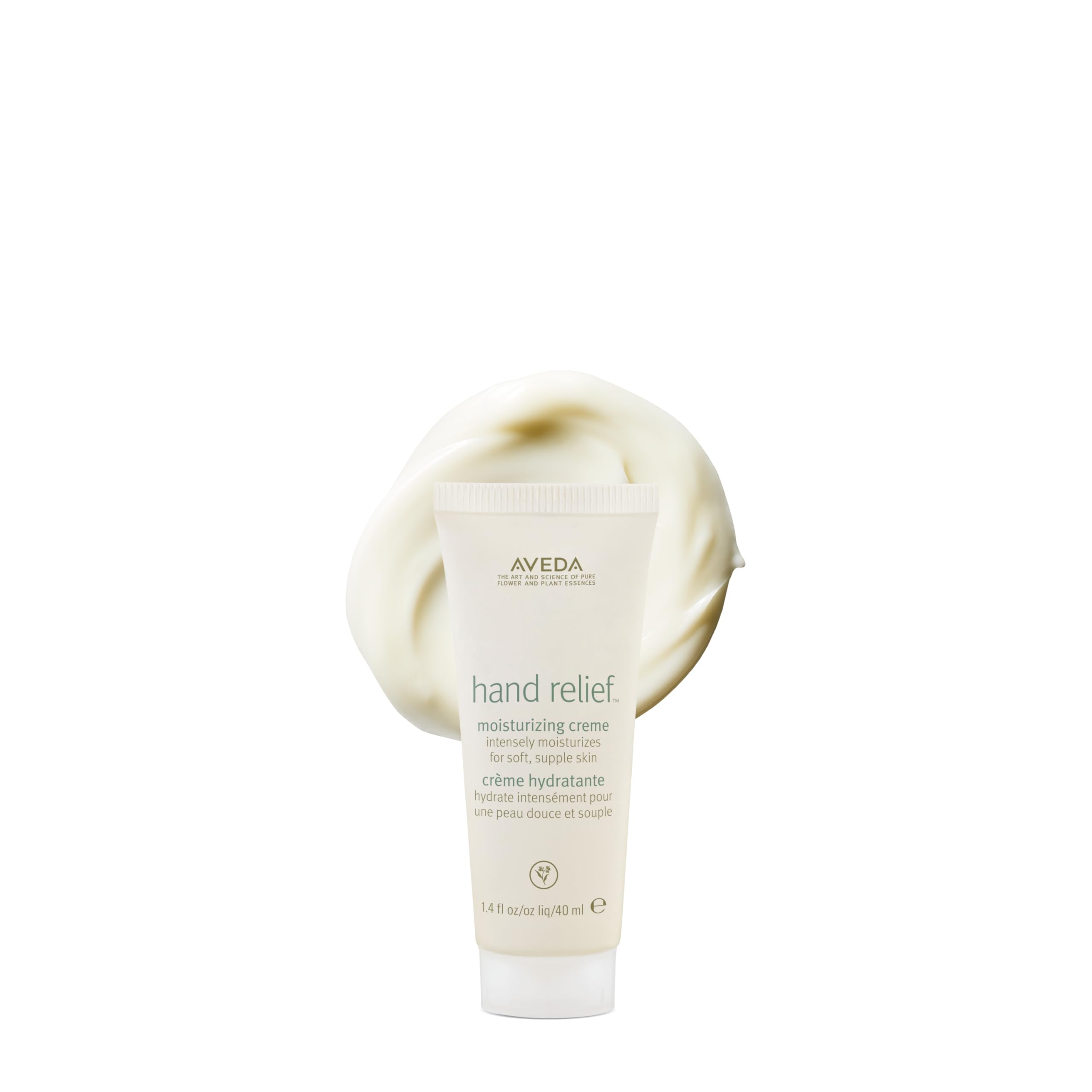 Aveda crema de manos hidratante en envase de 38 ml, confort suave y duradero.