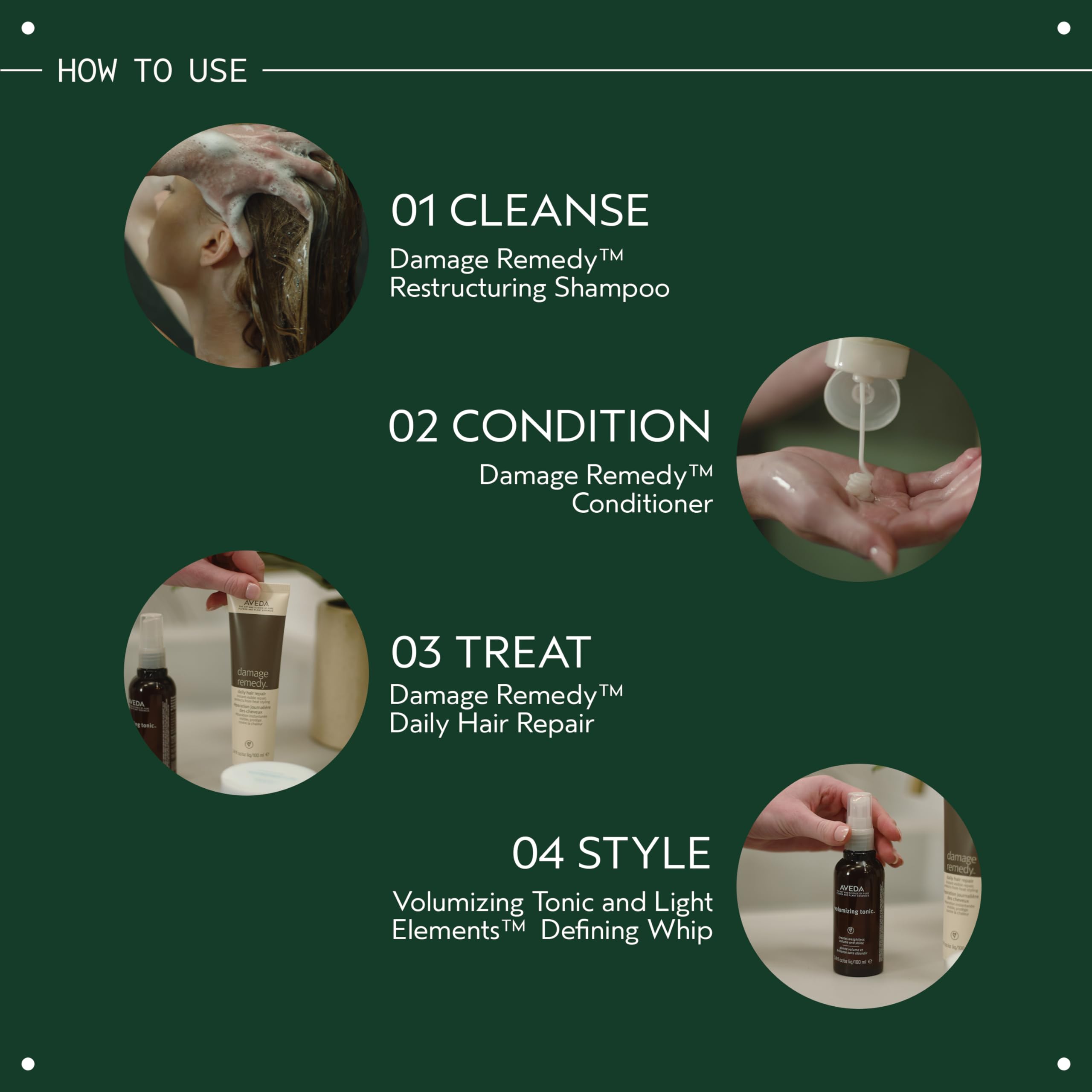 Vegan and sustainable formula badge emphasizes ethical hair care.