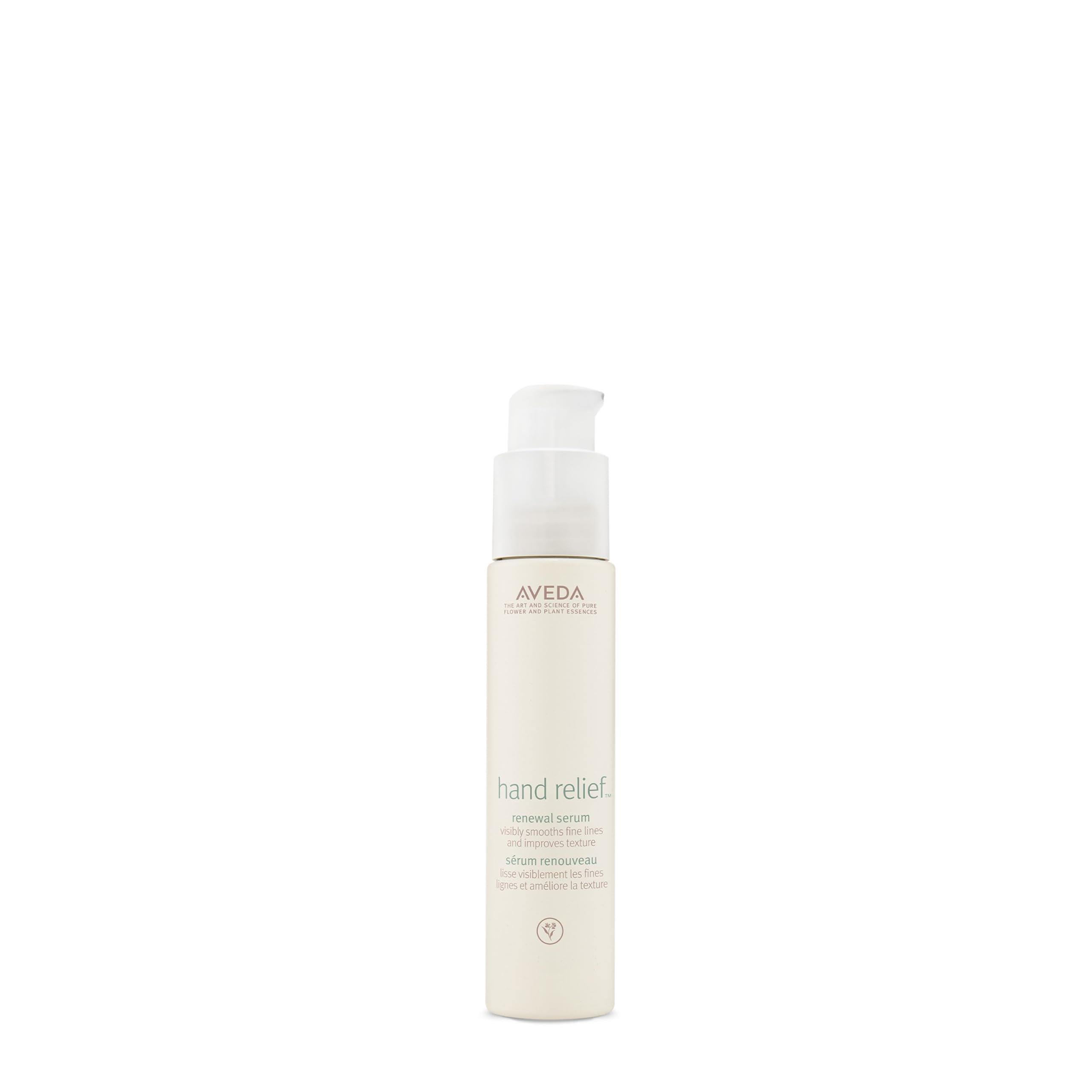 Aveda Hand Relief Renewal Serum bottle with hydrating formula for smoother hands