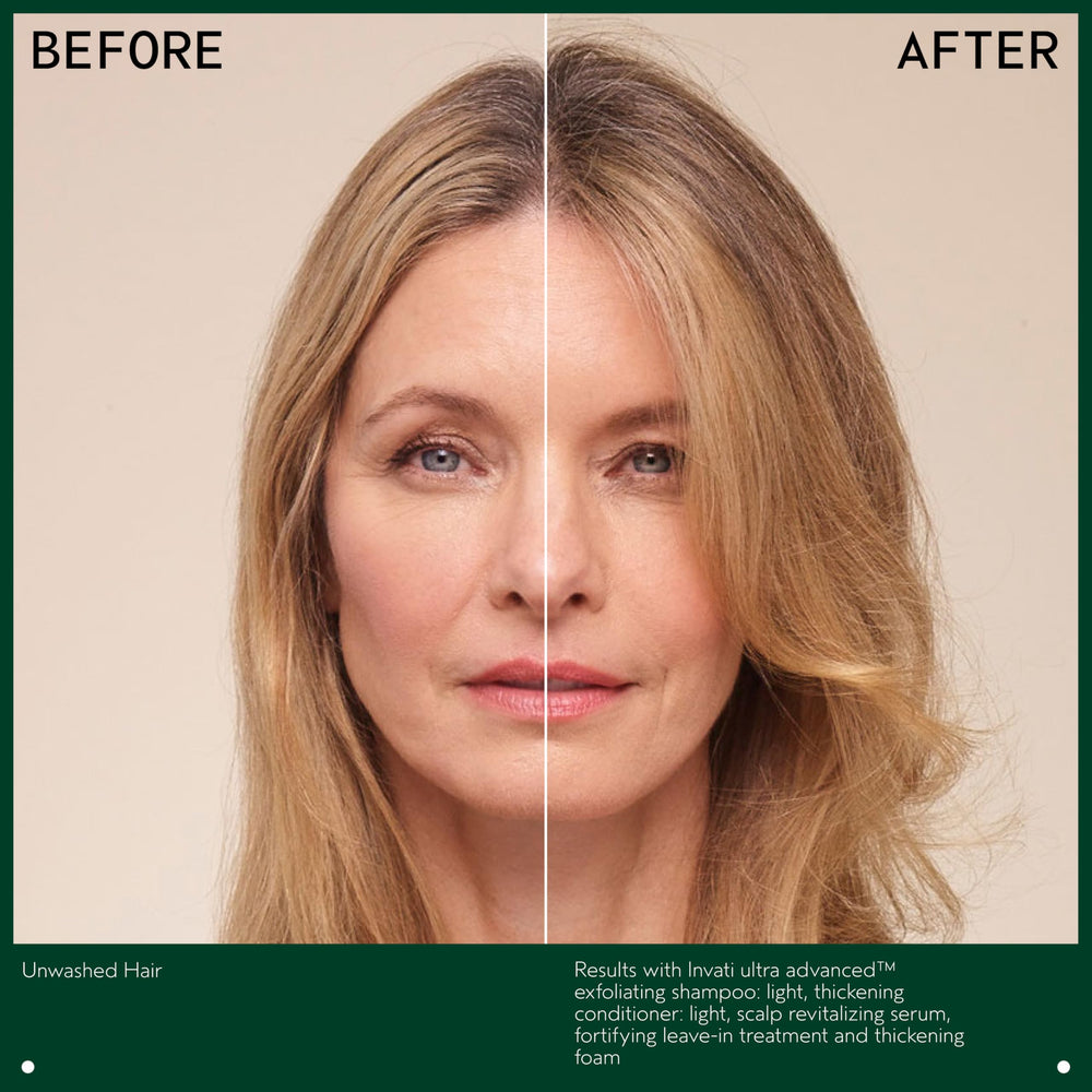Aveda Invati Ultra Advanced, protección de calor hasta 450°F para peinado seguro.