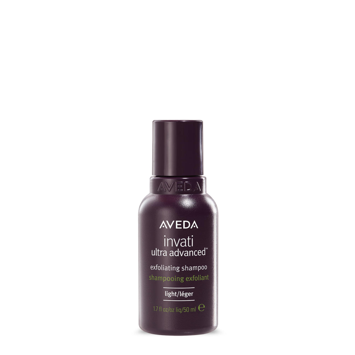 Aveda Invati Ultra Exfoliante Champú Ligero purifica el cuero cabelludo.