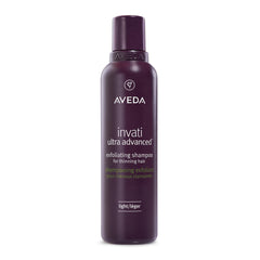 Aveda Invati Ultra Exfoliating Shampoo Light bottle pour with thinning hair focus