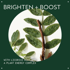Aveda licorice-root extract close-up highlights soothing eye care.