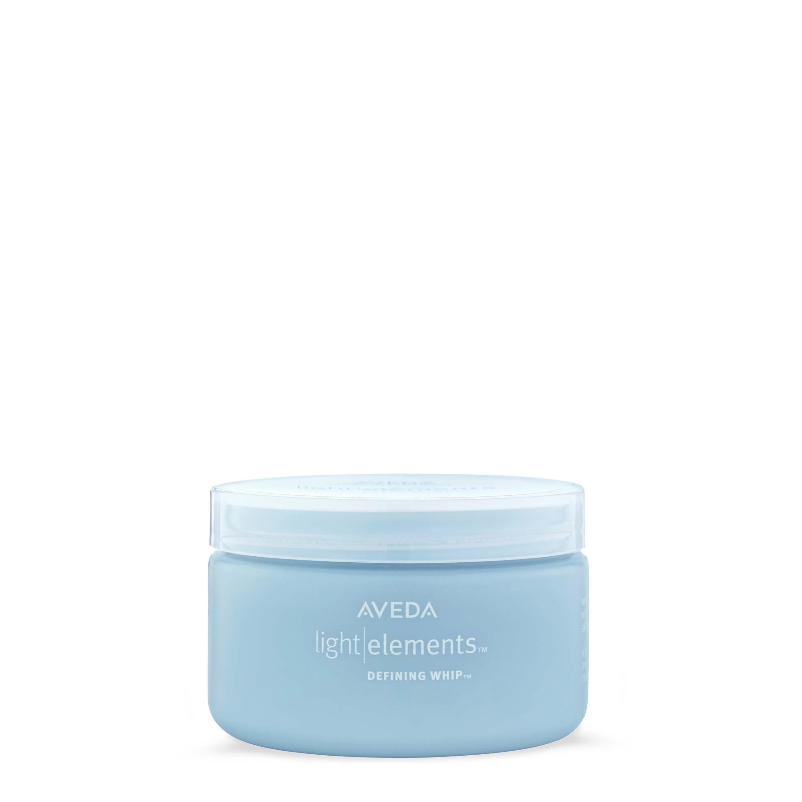 Aveda Light Elements Defining Whip bottle shows lightweight texture for all hair types.