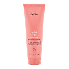 Aveda Nutriplenish: botella visible, hidratación ligera para cabello seco
