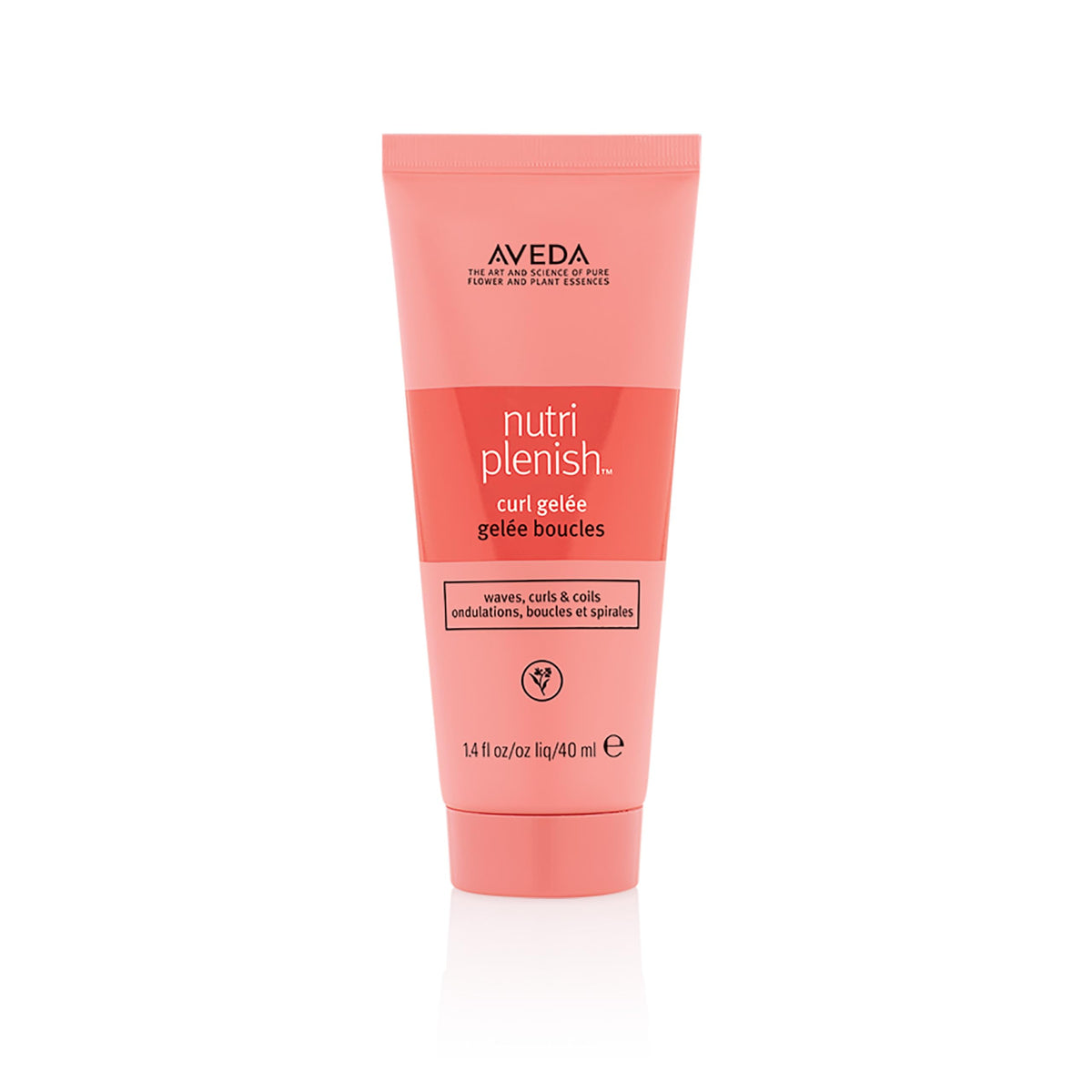 Aveda Nutriplenish Curl Gelée en envase, ideal para hidratación y definición.