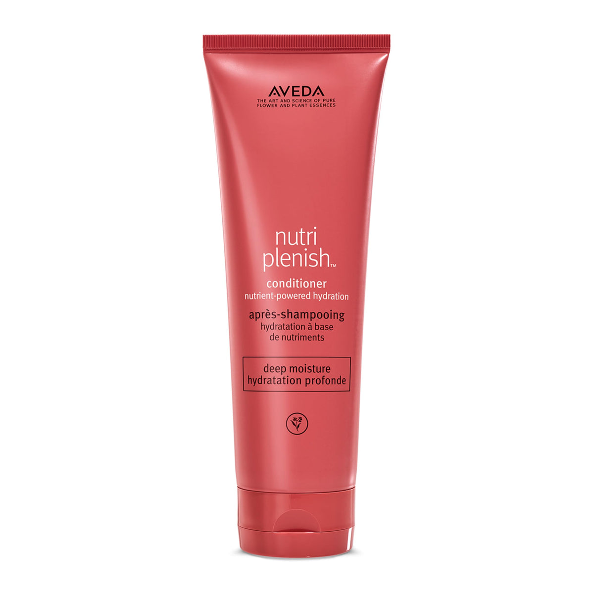 Aveda Nutriplenish Deep Moisture bottle offering rich hydration for dry hair
