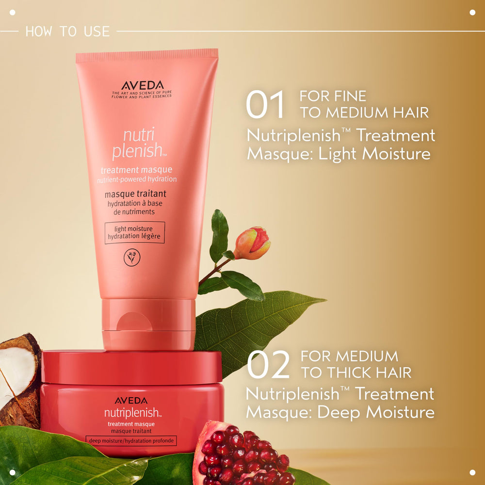 Ingredientes orgánicos que nutren desde la raíz con Nutriplenish de Aveda