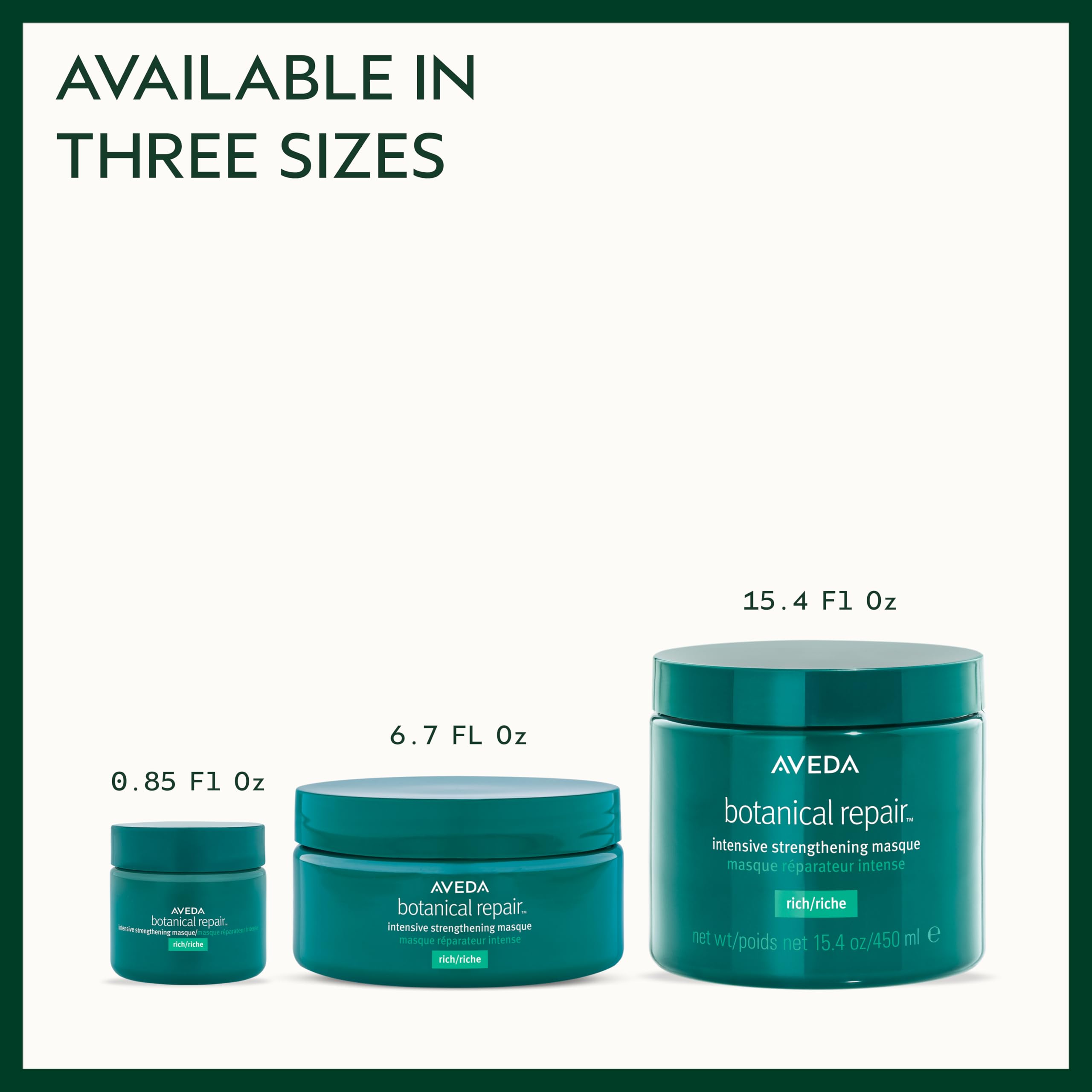Aveda reparación botánica mascarilla rica, suavidad visible tras el primer uso.