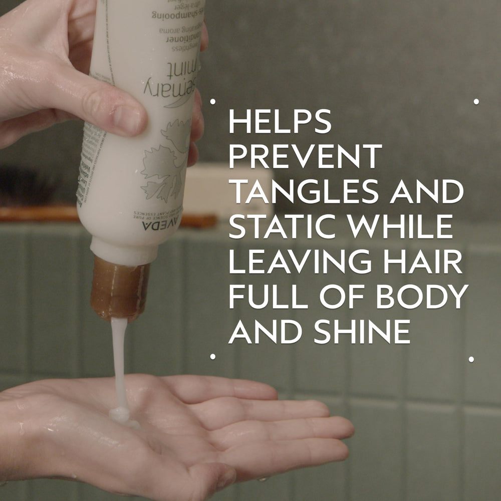 Aveda Rosemary Mint Weightless Conditioner brinda brillo y cuerpo al cabello