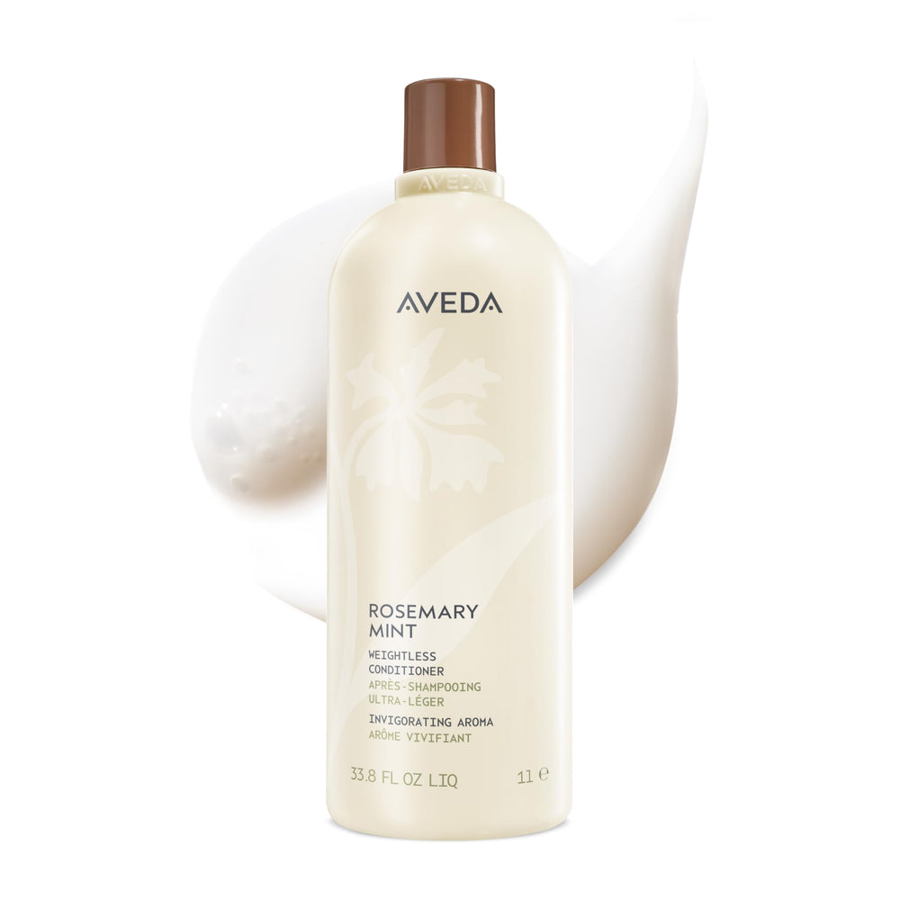 Aveda Rosemary Mint Weightless Conditioner bottle for lightweight daily conditioning