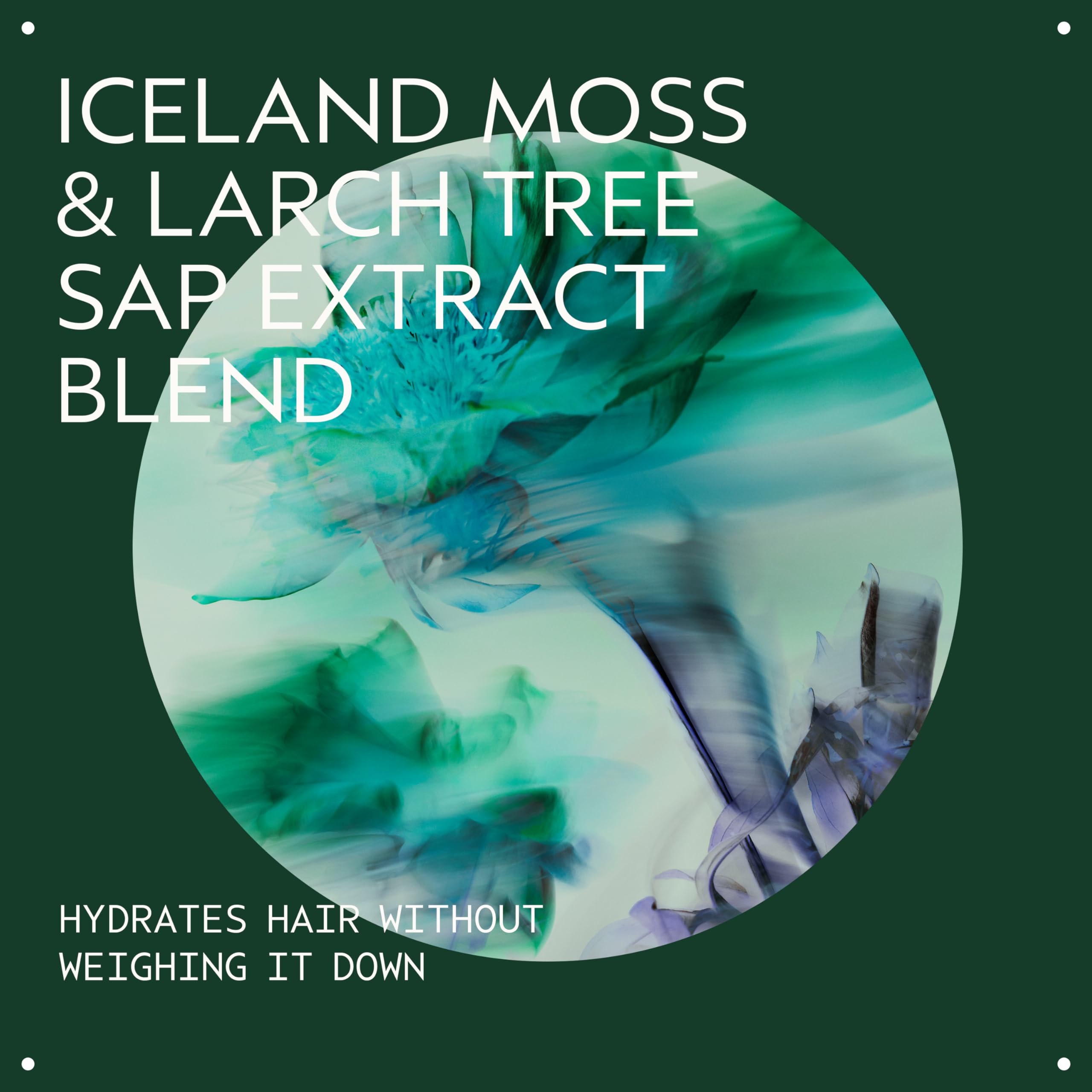 Sap Moss bottle label close-up emphasizing natural ingredients.