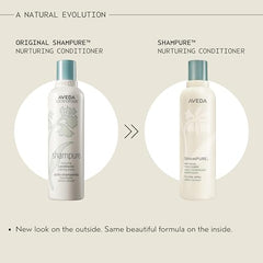Shampure conditioner texture swirl showing lightweight formula for fine hair