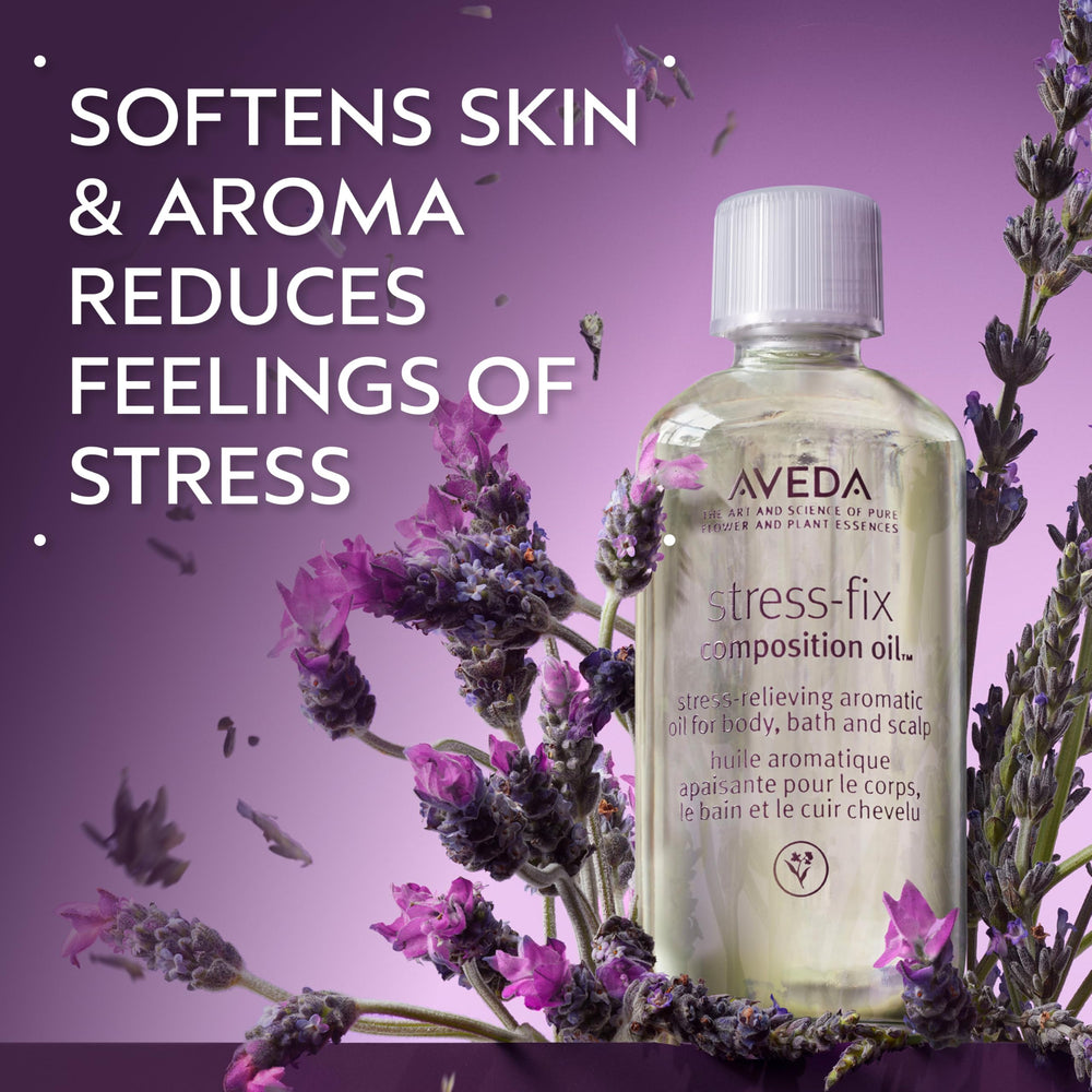 Aveda Stress-Fix Composition: cuidado corporal con aroma calmante para relajar la piel
