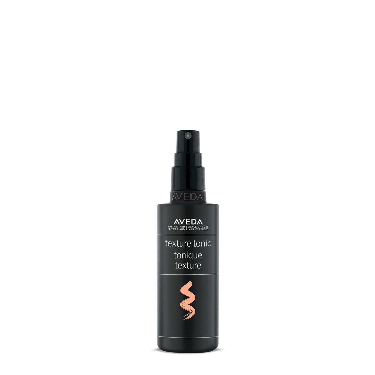 Aveda Texture Tonic bottle close-up showing design and versatile styling