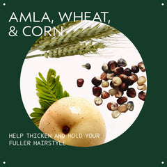 Aveda Thickening Tonic en cabello delgado, aspecto más grueso.