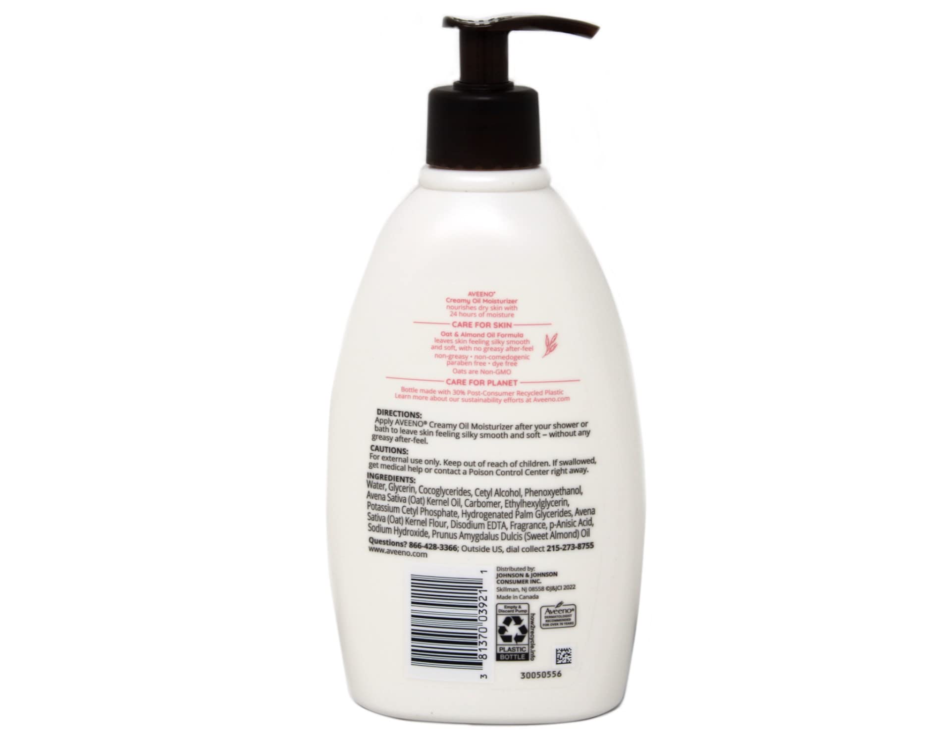 Aveeno Aceite Cremoso, aplicación diaria: piel hidratada tras la ducha.